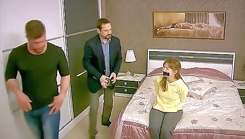 Turkish Woman Tape Gagged