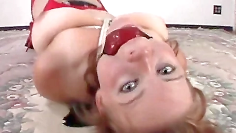 Lady Red - Lady In Red, Bound And Gagged